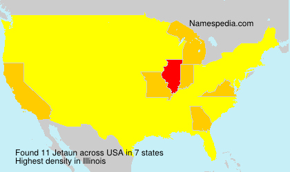 Surname Jetaun in USA Surname Jetaun in USA