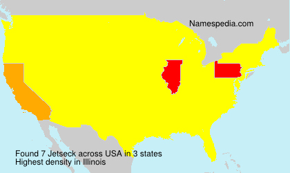 Surname Jetseck in USA Surname Jetseck in USA