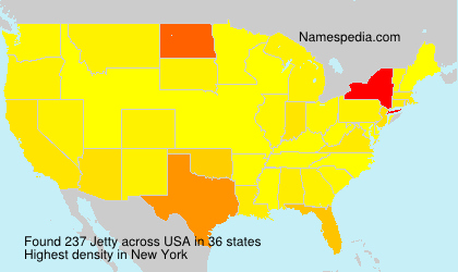 Surname Jetty in USA Surname Jetty in USA