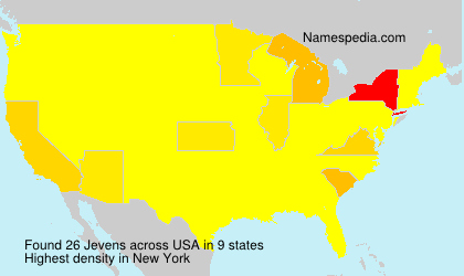 Surname Jevens in USA Surname Jevens in USA