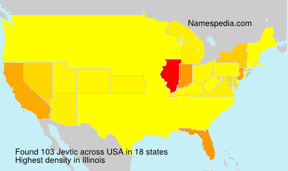 Surname Jevtic in USA Surname Jevtic in USA