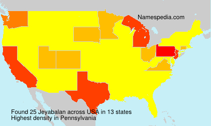 Surname Jeyabalan in USA Surname Jeyabalan in USA