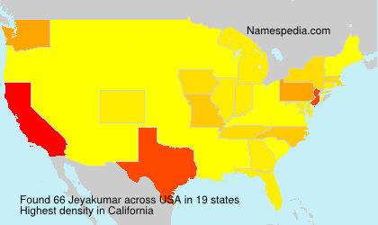 Surname Jeyakumar in USA Surname Jeyakumar in USA