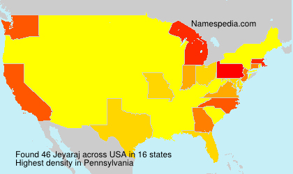 Surname Jeyaraj in USA Surname Jeyaraj in USA