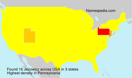 Surname Jezowicz in USA Surname Jezowicz in USA