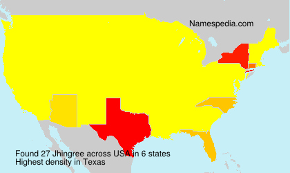 Surname Jhingree in USA Surname Jhingree in USA