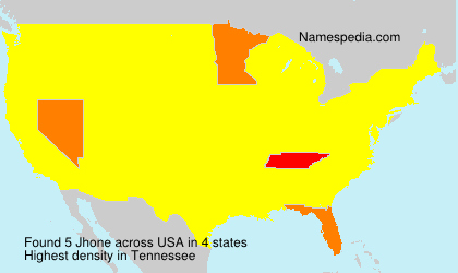 Surname Jhone in USA Surname Jhone in USA