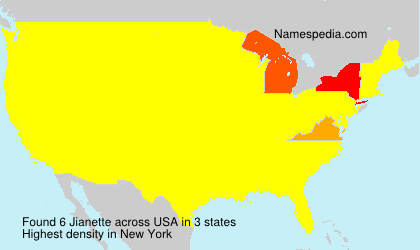 Surname Jianette in USA Surname Jianette in USA