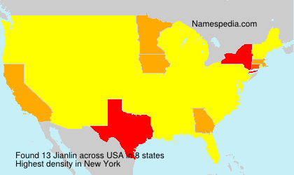 Surname Jianlin in USA Surname Jianlin in USA