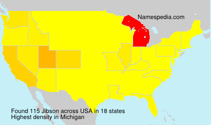 Surname Jibson in USA Surname Jibson in USA