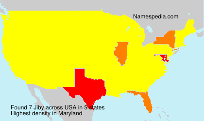 Surname Jiby in USA Surname Jiby in USA