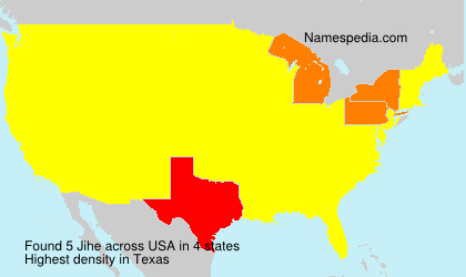 Surname Jihe in USA Surname Jihe in USA