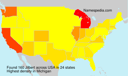 Surname Jilbert in USA Surname Jilbert in USA