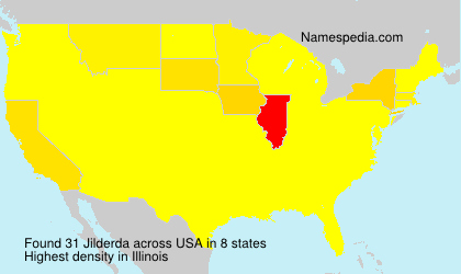 Surname Jilderda in USA Surname Jilderda in USA