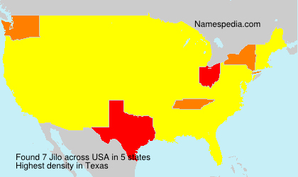 Surname Jilo in USA Surname Jilo in USA