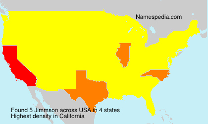 Surname Jimmson in USA Surname Jimmson in USA