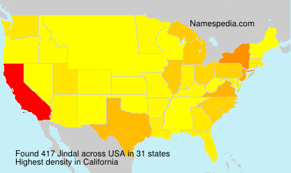 Surname Jindal in USA Surname Jindal in USA