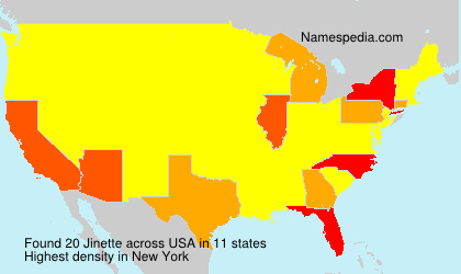 Surname Jinette in USA Surname Jinette in USA