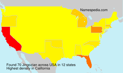 Surname Jingozian in USA Surname Jingozian in USA