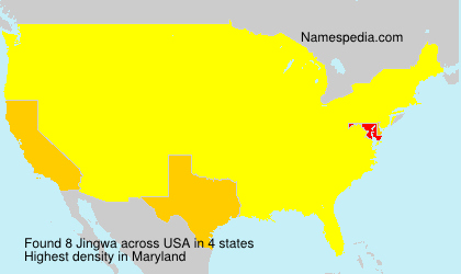 Surname Jingwa in USA Surname Jingwa in USA
