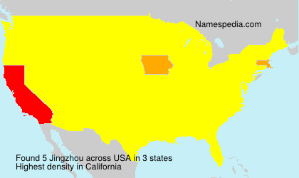 Surname Jingzhou in USA