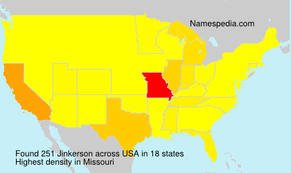 Surname Jinkerson in USA Surname Jinkerson in USA