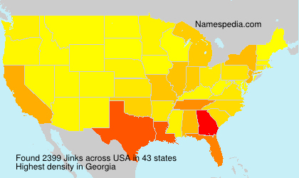 Surname Jinks in USA Surname Jinks in USA