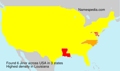 Surname Jinor in USA Surname Jinor in USA