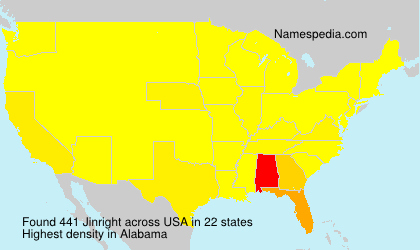 Surname Jinright in USA Surname Jinright in USA