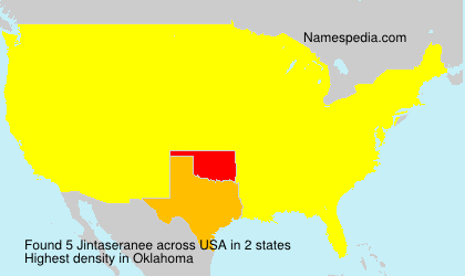 Surname Jintaseranee in USA Surname Jintaseranee in USA