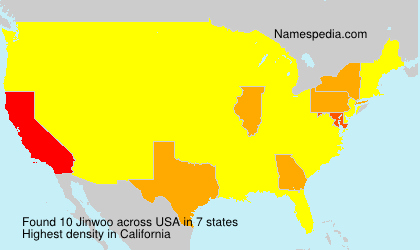 Surname Jinwoo in USA
