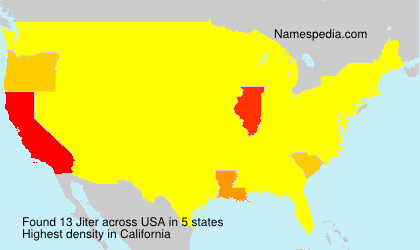 Surname Jiter in USA Surname Jiter in USA