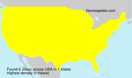 Surname Jitsuo in USA Surname Jitsuo in USA