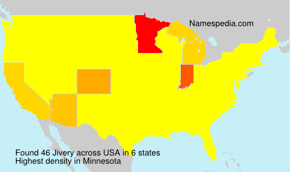 Surname Jivery in USA Surname Jivery in USA
