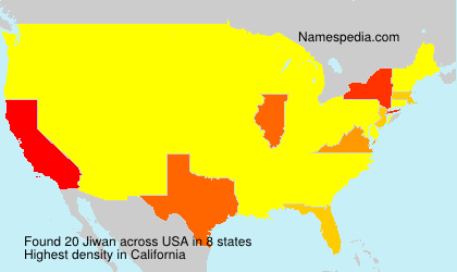 Surname Jiwan in USA Surname Jiwan in USA