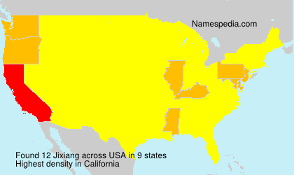 Surname Jixiang in USA Surname Jixiang in USA