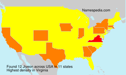 Surname Jiyeon in USA Surname Jiyeon in USA