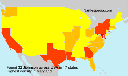 Surname Jjohnson in USA Surname Jjohnson in USA