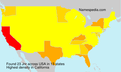 Surname Jnr in USA Surname Jnr in USA