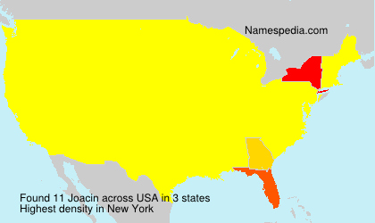 Surname Joacin in USA