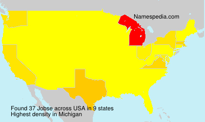 Surname Jobse in USA Surname Jobse in USA