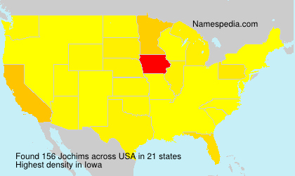 Surname Jochims in USA