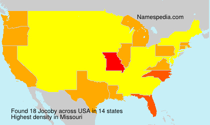 Surname Jocoby in USA Surname Jocoby in USA