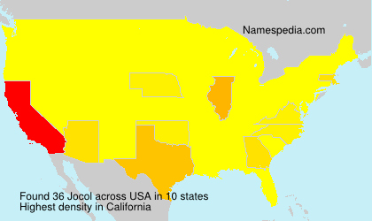 Surname Jocol in USA Surname Jocol in USA