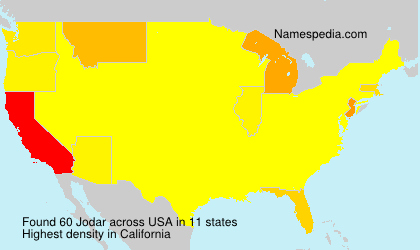 Surname Jodar in USA Surname Jodar in USA
