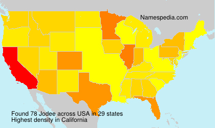 Surname Jodee in USA Surname Jodee in USA