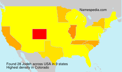 Surname Jodeh in USA Surname Jodeh in USA