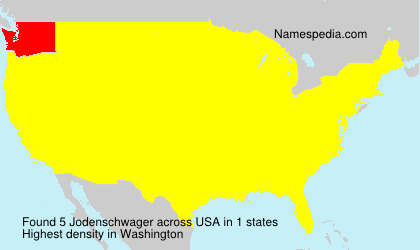 Surname Jodenschwager in USA Surname Jodenschwager in USA