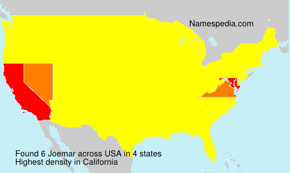Surname Joemar in USA