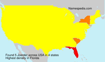 Surname Joerder in USA Surname Joerder in USA